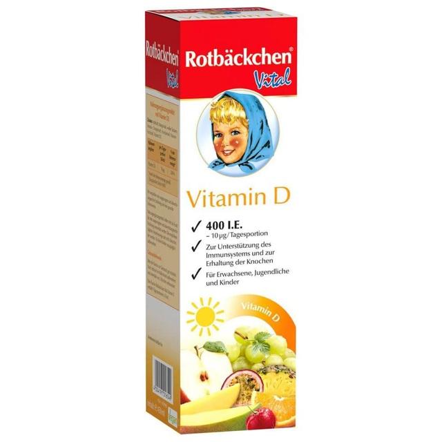 RABENHORST Rotbäckchen Vital Vitamin D 400 I.E. product image