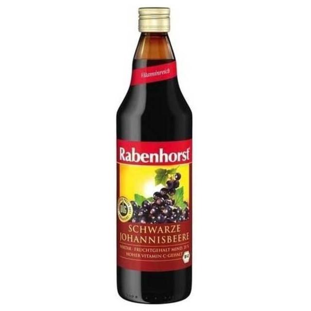 Rabenhorst Schwarzer Johannisbeer Nektar Bio, 700 ml Saft product image