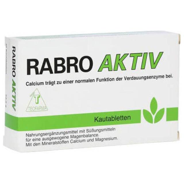 Rabro Aktiv Kautabletten, 105 St Kautabletten product image