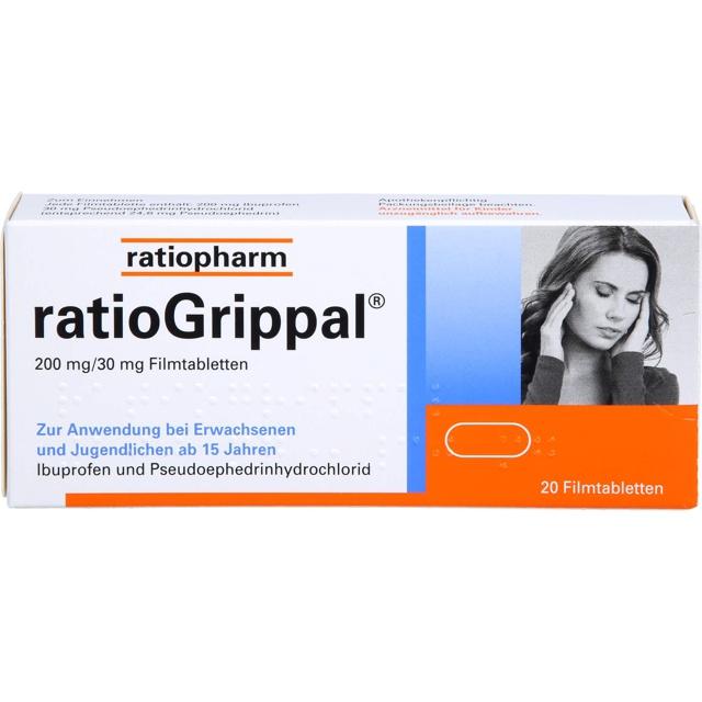 RATIOGRIPPAL 200 mg/30 mg Filmtabletten product image