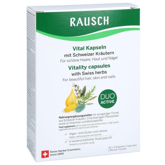 RAUSCH Vital Kapseln mit Schweizer Kräutern 30X2 St Kapseln product image