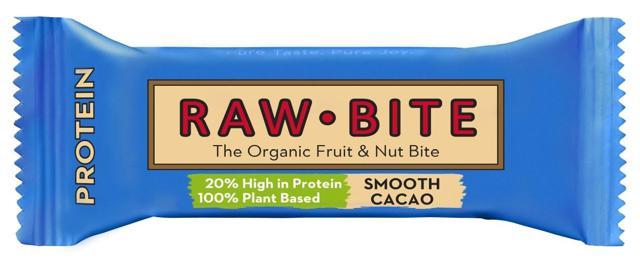 Raw Bite Frukt- & Nötbar Kakao Protein, 45 g product image