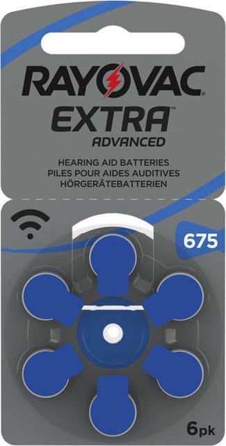 Rayovac Extra Advanced Act 675 6 st product image