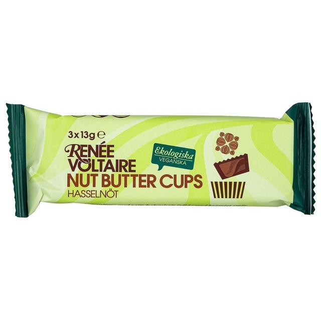 Renée Voltaire Nut Butter Cups Hasselnöt EKO 39 g product image