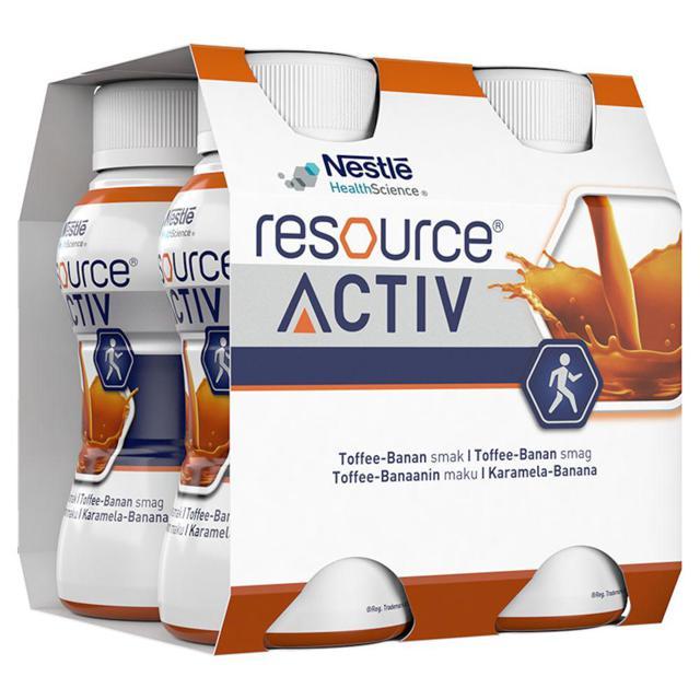 Resource Activ Toffee Banansmak Näringsdryck 4 x 200 ml product image