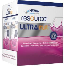 Resource Ultra Fruit Hallon-svarta vinbärssmak 4x200 ml product image