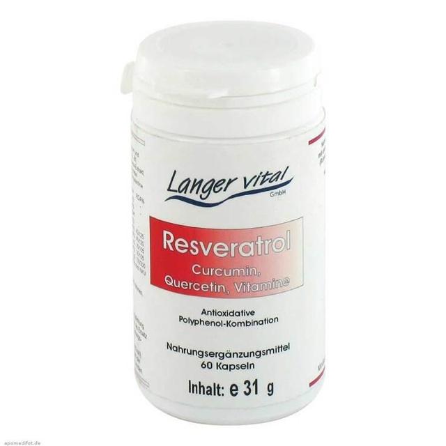 Resveratrol Curcumin Kapseln, 60 St Kapseln product image