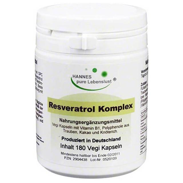 Resveratrol Komplex Vegi Kap, 180 St Kapseln product image