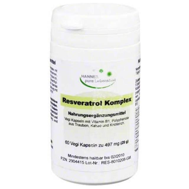 Resveratrol Komplex Vegi Kap, 60 St Kapseln product image
