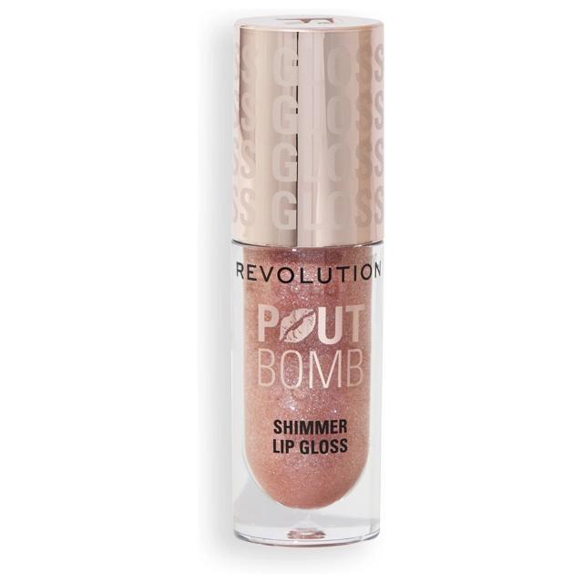 Revolution Beauty London Pout Bomb Shimmer Gloss 4,5ml Glimmer Nude product image