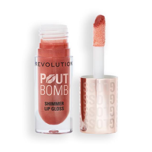 Revolution Beauty London Pout Bomb Shimmer Gloss Nude Glow 4,5 ml product image