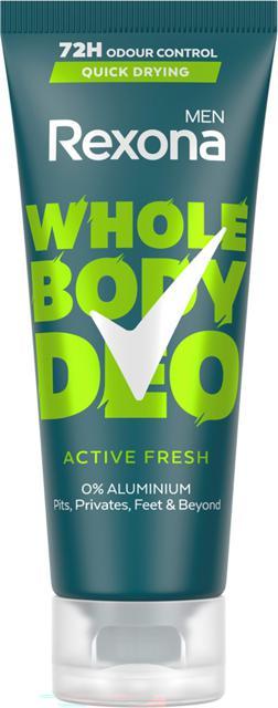 2 få 25%, Rexona Men Whole Body Deo Active Fresh Cream 75 ml product image