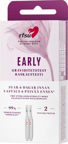 RFSU Early Tidigt Graviditestest 2p st product image