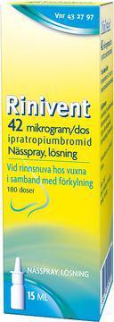 Rinivent Nässpray 42 mikrogram/dos 15 ml product image