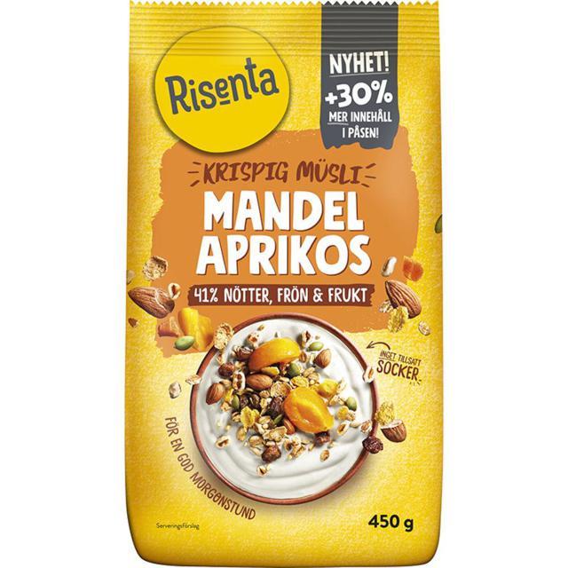 Risenta Krispig Müsli Mandel Aprikos 450 g product image