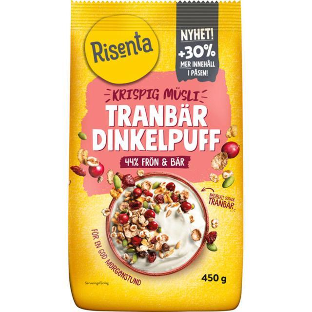 Risenta Krispig Müsli Tranbär Dinkelpuff 450 g product image