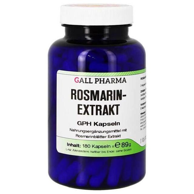 Rosmarinextrakt GPH Kapseln, 180 St Kapseln product image