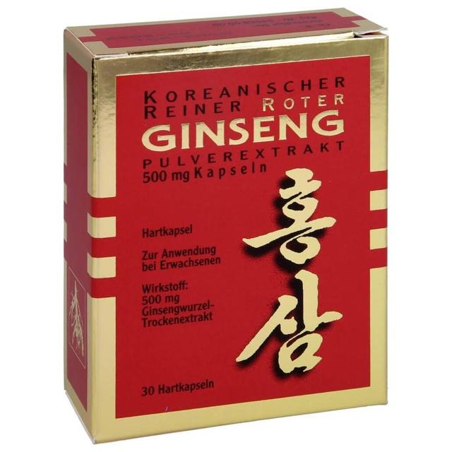 ROTER GINSENG Extrakt Kapseln 30 St Kapseln product image