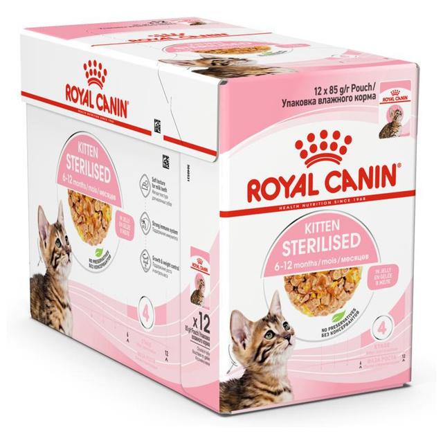 Royal Canin Kitten Sterilised Jelly 12x85 g product image