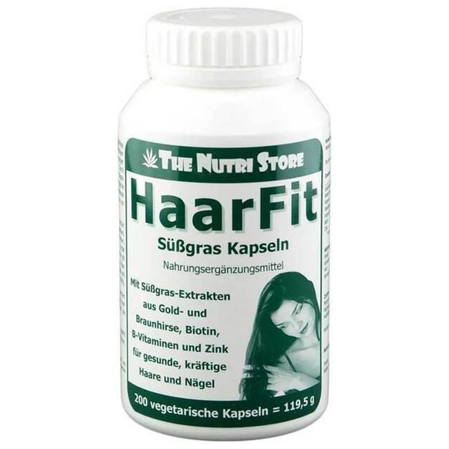 Süssgras Haarfit veget. Kapseln, 200 St Kapseln product image