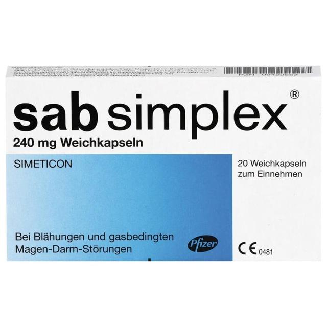 SAB simplex 240 mg Weichkapseln product image