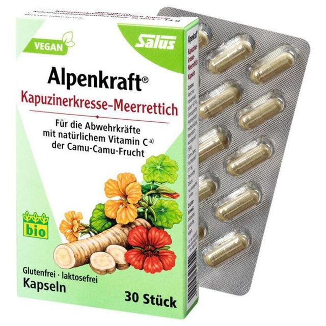 KAPUZINERKRESSE-MEERRETTICH Kapseln Alpenkraft product image