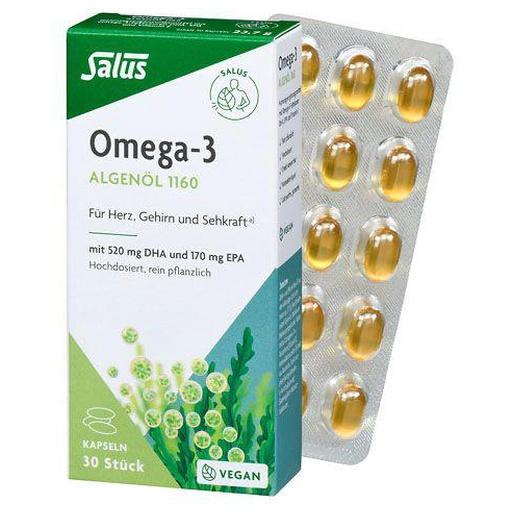 Salus Omega-3 ALGENÖL 1160 30 St Kapseln product image