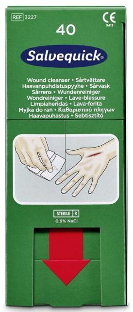 Sårtvätt Salvequick refill - 40-pack t Cederroth tavla&skåp - 40 st product image