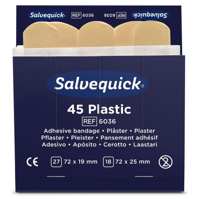Salvequick Plastplåster Refiller 6x45 st product image