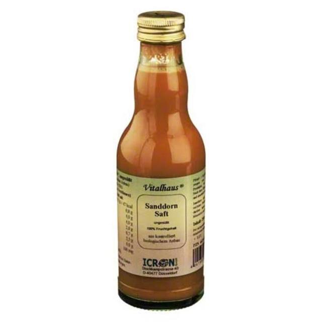 Sanddorn Saft pur kbA Vitalh, 200 ml Saft product image