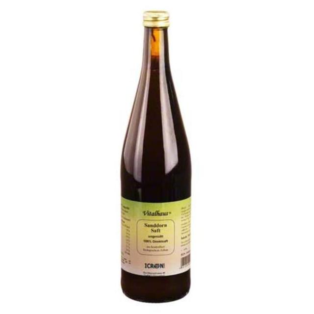 Sanddorn Saft pur kbA Vitalh, 750 ml Saft product image