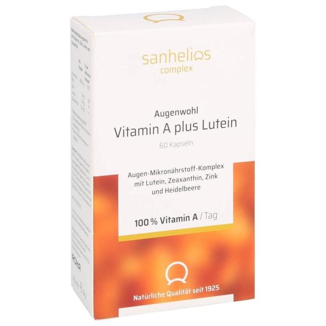 SANHELIOS Augenwohl Vitamin A plus Lutein Kapseln product image