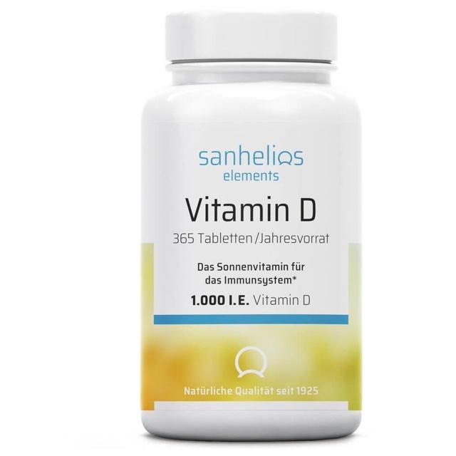 SANHELIOS Vitamin D 1.000 I.E. Tabletten product image