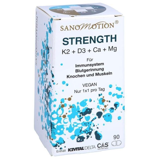 Sanomotion Strength K2 + D3 + Ca + Mg vegan Kapseln, 90 St Kapseln product image