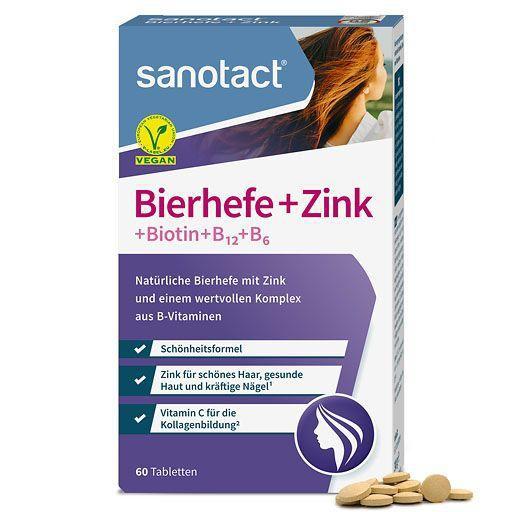 SANOTACT Bierhefe+Zink Tabletten product image