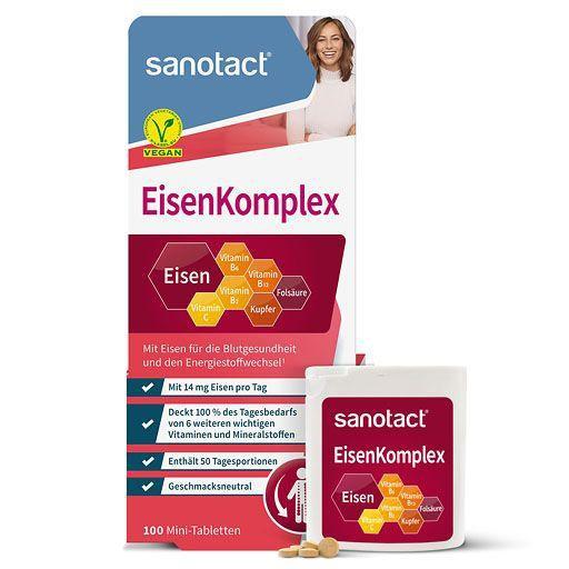 SANOTACT Eisen Komplex m.B2 Kupfer & Folsäure Tab. product image