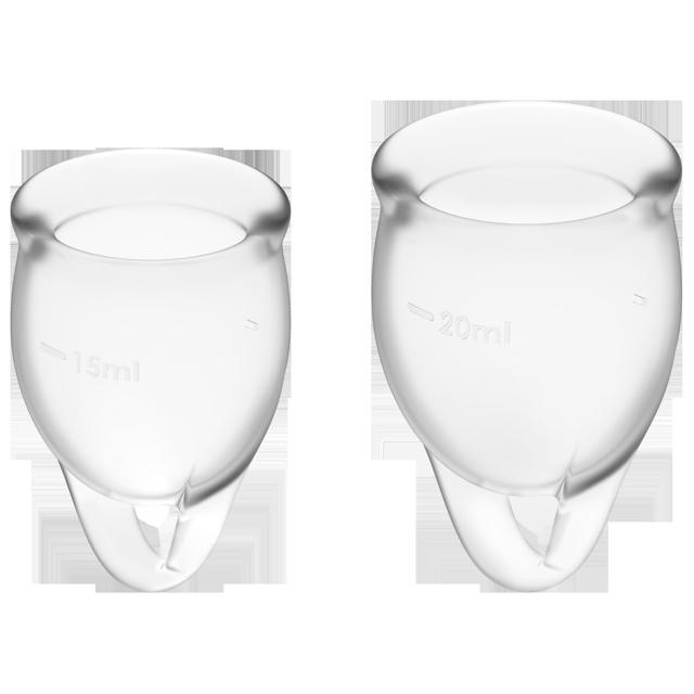 Satisfyer Feel Confident Menskopp Transparent 2 st product image