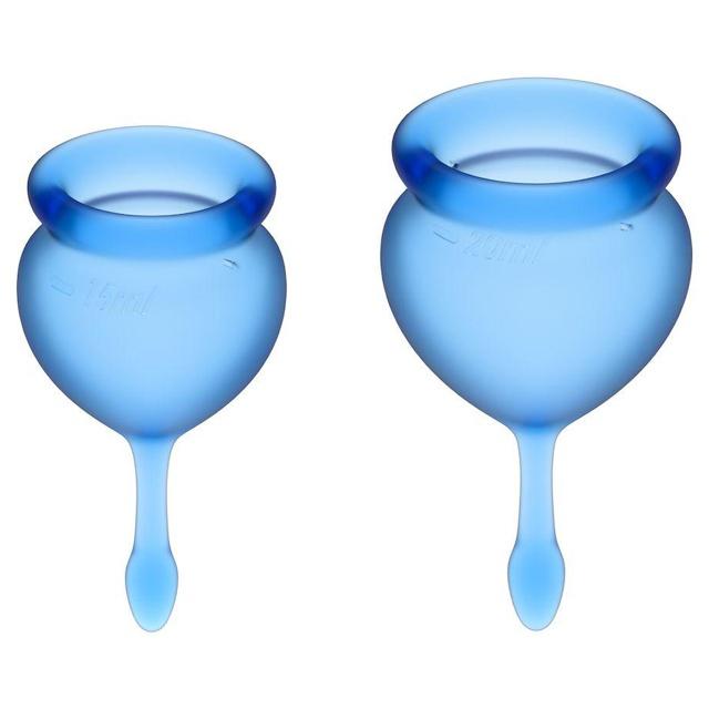 Satisfyer Feel Good Menstrual Cup Dark Blue product image