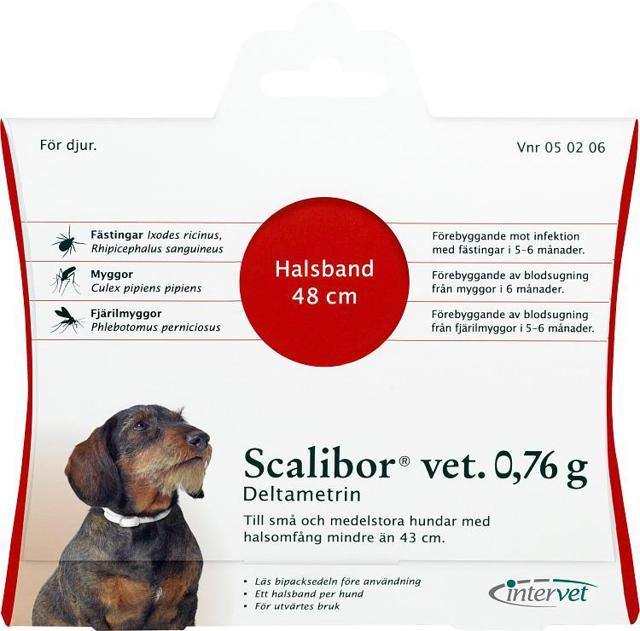 Scalibor® vet. fästinghalsband 0,76g, 48cm product image