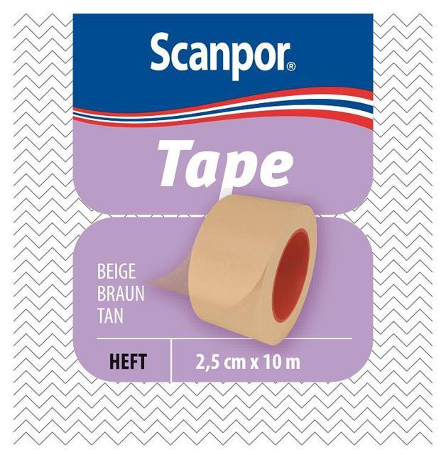 Scanpor Tape refill beige 2,5 cm x 10 m 1 st product image