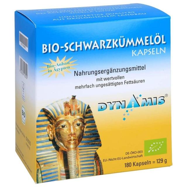 Schwarzkümmel Bio ägypt. Kapseln, 180 St Kapseln product image