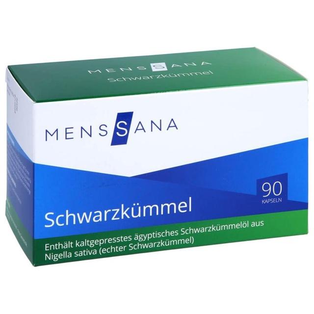 SCHWARZKÜMMEL MENSSANA Kapseln 90 St Kapseln product image