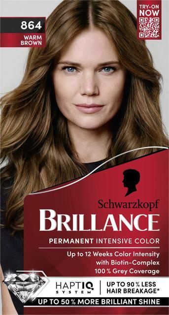 Schwarzkopf Brillance 864 Warm Brown product image