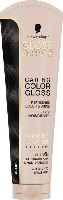 Schwarzkopf Gloss Supreme Caring Color Gloss, Black 145 ml product image