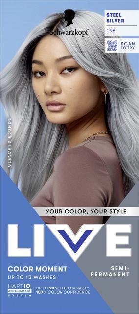 Schwarzkopf LIVE Color Moment 98 Steel Silver product image