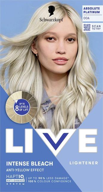 Schwarzkopf LIVE Intense Color 00A Absolute Platinum product image