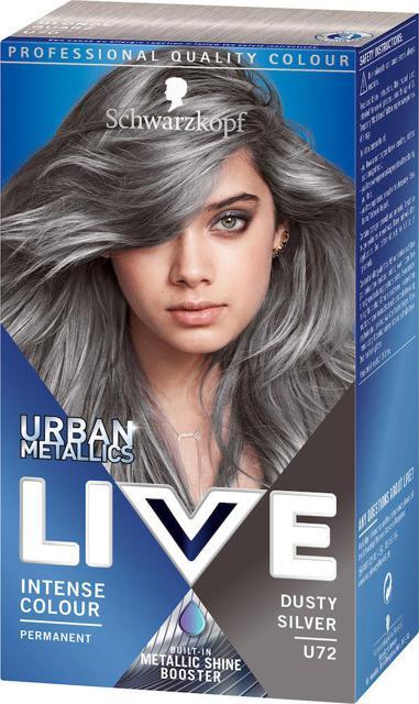 Schwarzkopf LIVE Urban Metallics Dusty Silver U72 1 pcs product image