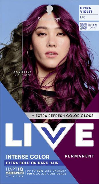Schwarzkopf LIVE Intense Color L76 Ultra Violet product image