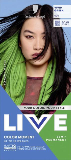 Schwarzkopf LIVE Ultra Brights 024 Vivid Green product image