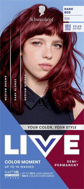 Schwarzkopf LIVE Ultra Brights 026 Dark Red product image